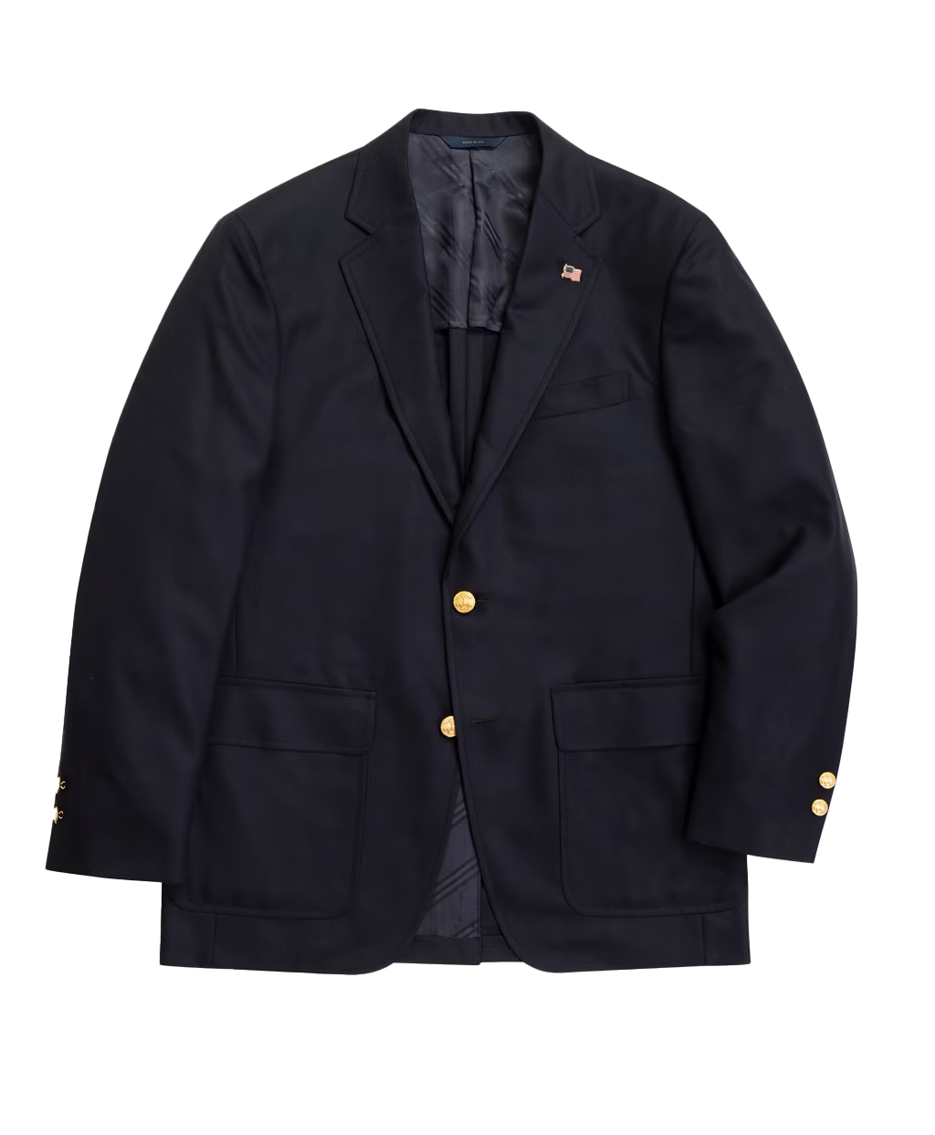 ホップサック　段返り３釦ブレザー　Traditional Fit　Made in USA