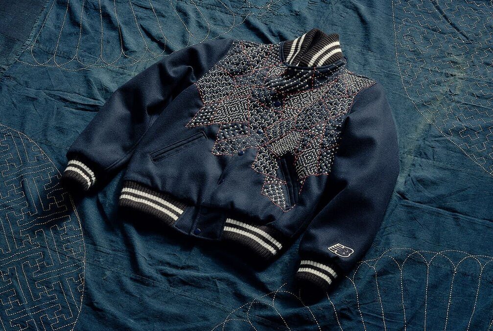 New Balance & SASHIKO GALS
Made in U.S.A. Premium Varsity Jacket